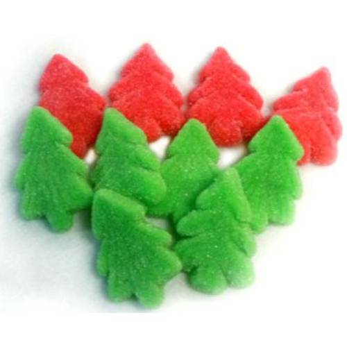 Gummi Christmas Trees 2.2 Pounds Xmas Gummy Candy Bulk-Comes in a Resealable Container