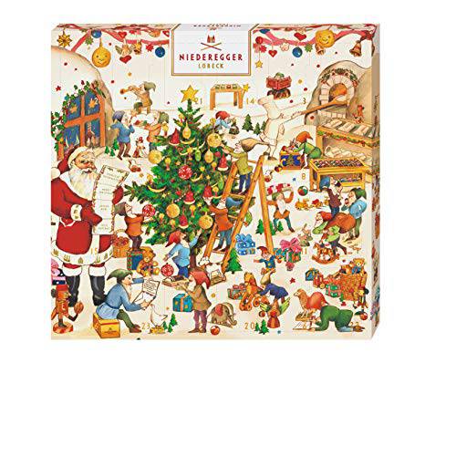 Niederegger Marzipan Mini Wichtelwerkstatt Advent Calendar 170g/6.0 Oz