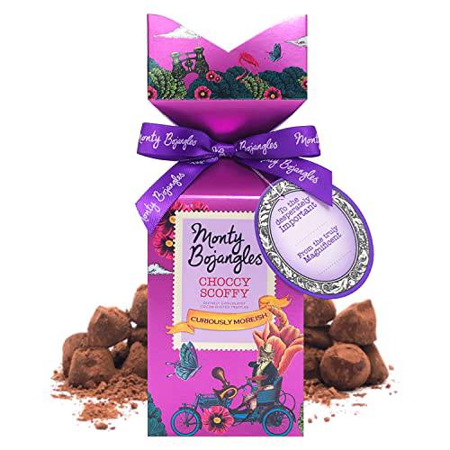Monty Bojangles Choccy Scoffy Cocoa Dusted Truffles | Chocolate Truffles in Gift Box, 5.29 oz