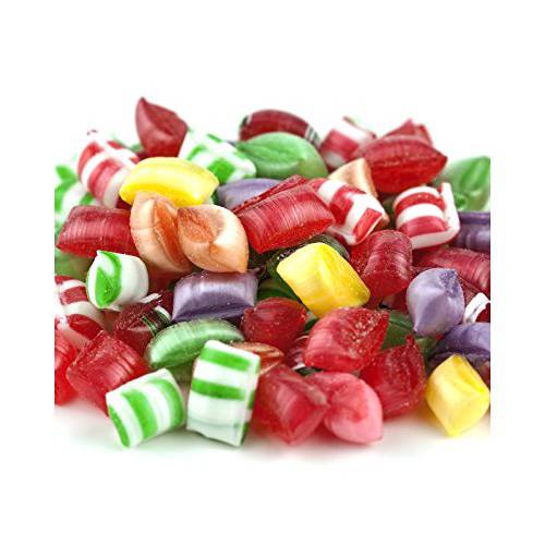 Christmas Rainbow Gems miniature fruit hard candy 1 pound