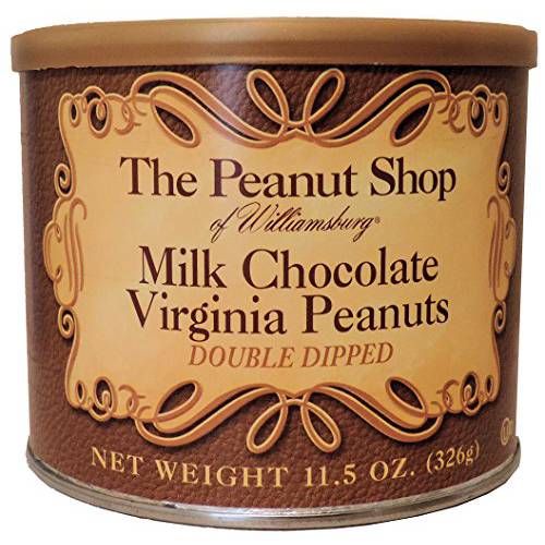 The Peanut Shop of Williamsburg Milk Chocolate Virginia Peanuts - 11.5 oz