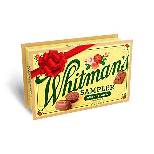 Whitman’s Assorted Milk Chocolates Holiday Sampler, 10 Ounce (22 Pieces)