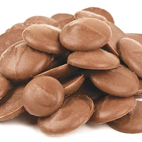 Chocolate Melts Melting Chocolate Candy Melts Merckens Chocolate Melting Wafers Bulk Chocolate Bag Candy Melts Milk Chocolate Chips for Dipping, Chocolate Fountain Melting Chocolate Milk, Deserts, Baking And More (Milk, 2 Pound)