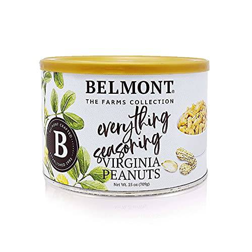 Belmont Peanuts Everything Bagel Seasoning Virginia Peanuts, 25oz, Farms Collection