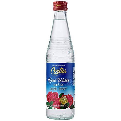Cortas - Rose Flower Water, 17 Fl Oz (500ml), Large