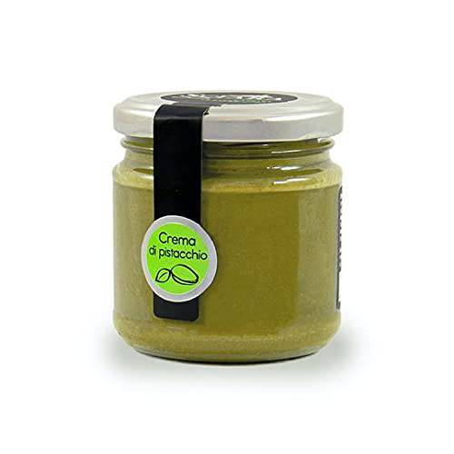 Sciara | Italian Spreadable Pistachio Cream | Premium Quality Pistachio from Bronte | Glass Jar 190g (6.7 oz) (Pack of 1)
