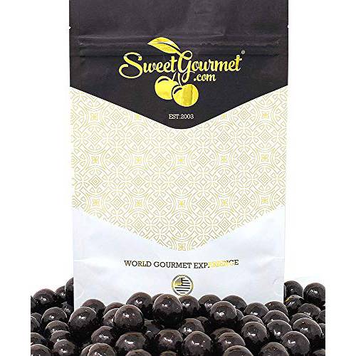 SweetGourmet Dark Chocolate Covered Malt Balls | 1 Pound