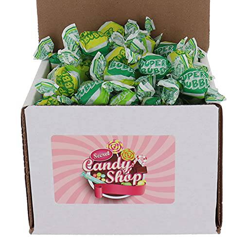 Super Bubble Gum Bulk in Box, 1lb (Green Apple)