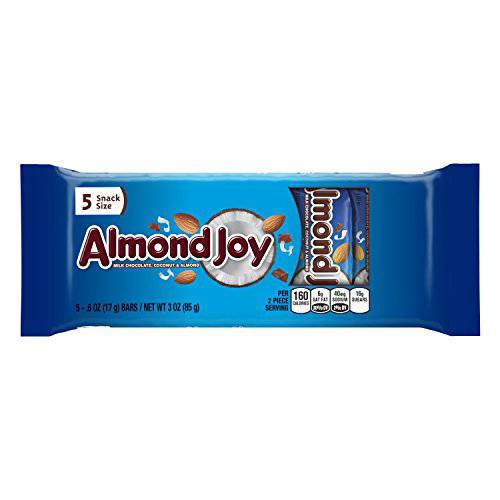 ALMOND JOY Snack Size Candy Bars (3-Ounce Bag)
