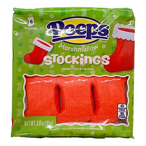 Just Born Christmas Peeps 3 oz Packs (Stockings)