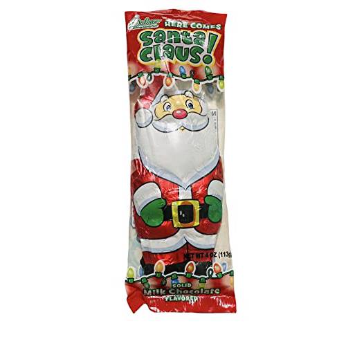 Palmer (1) Bag Net WT 4 OZ (113g) Here Comes Santa Claus SOLID Milk Chocolate Flavored