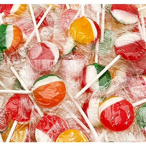 Funtasty Tiger Pops Fruit Flavored Lollipops Hard Candy, Bulk Pack 2 Pounds (75 Count)