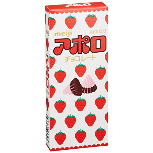 Meiji - Apollo Strawberry Chocolate (Pack of 10)
