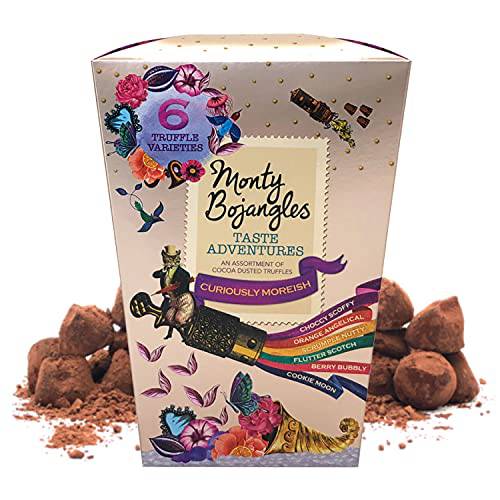 Monty Bojangles Taste Adventures Cocoa Dusted Truffles Assortment | 6 flavor Selection of Chocolate Cocoa Dusted Truffles for Sharing, 7.9oz…