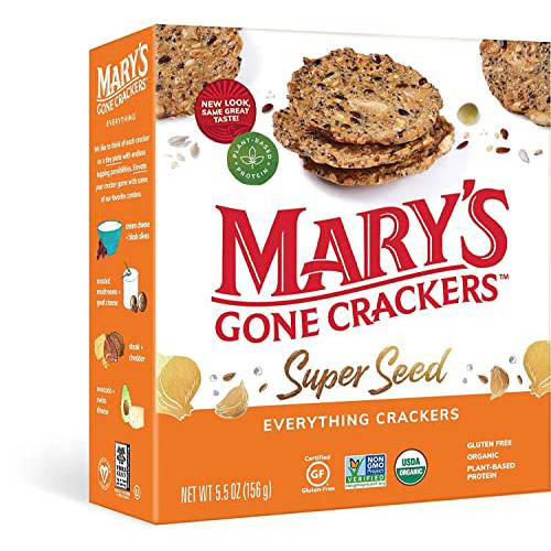 Mary’s Gone Crackers Super SeedT Crackers Everything  5.5 oz - 2PC