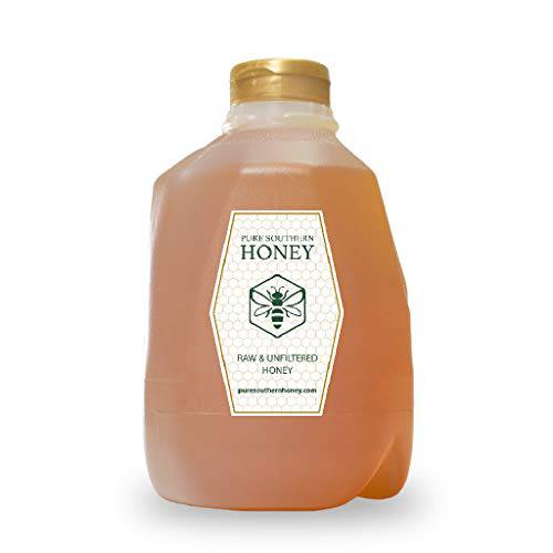 3 lbs. 100% Raw & Unfiltered Gallberry Honey - American Made by Pure Southern Honey