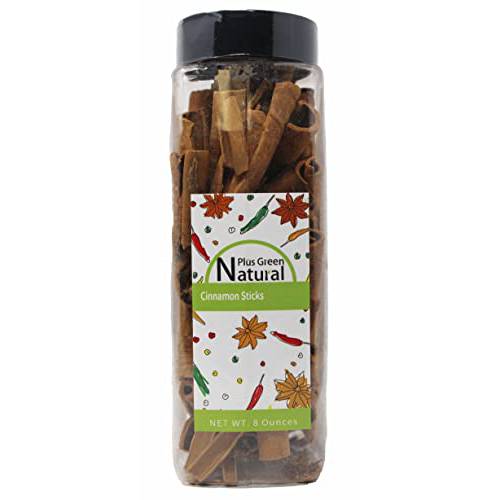 Cinnamon Sticks 4’’ Length 8 Ounces, Strong Aroma Cassia Cinnamon Sticks Perfect for Crafting, Baking, Cooking, and Beverages, All Natural, Non-GMO, Vegan, Gluten Free