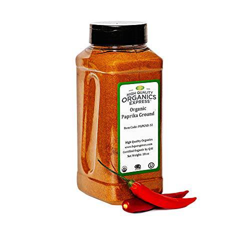 HQOExpress | Organic Paprika | 18 oz. Chef Jar