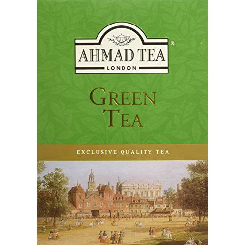 Ahmad Tea Green Tea, Green Tea Loose Leaf, 250g - Caffeinated and Sugar-Free