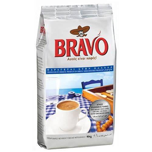 Bravo Greek Coffee 16oz 454g | 2 Pack |