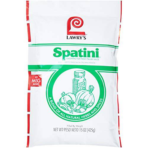 Lawry’s Spatini Spaghetti Sauce Seasoning Mix, 15 oz - One 15 Ounce Packet of Spaghetti Seasoning Mix, Ideal for Creating Flavorful Italian Sauce