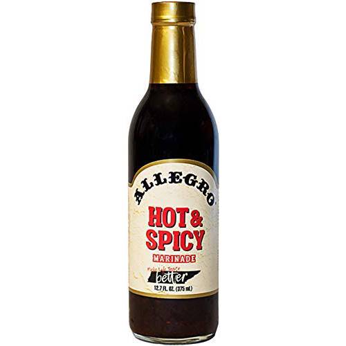 Allegro Hot and Spicy Marinade, 12.7-Ounce Glass (Pack of 6)
