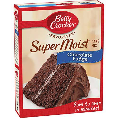 Betty Crocker Super Moist Chocolate Fudge Cake Mix, 15.25 oz (Pack of 12)