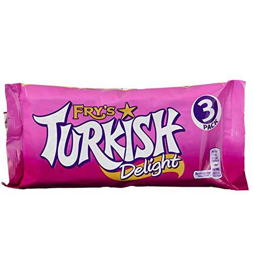 Fry’s Turkish Delight 3 x 51g pack - 5.3oz (British Chocolate)