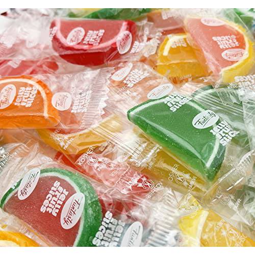 Funtasty Fruit Slices Jelly Candy, Individually Wrapped, Assorted Flavors Bulk Candy, 5 Pound Box