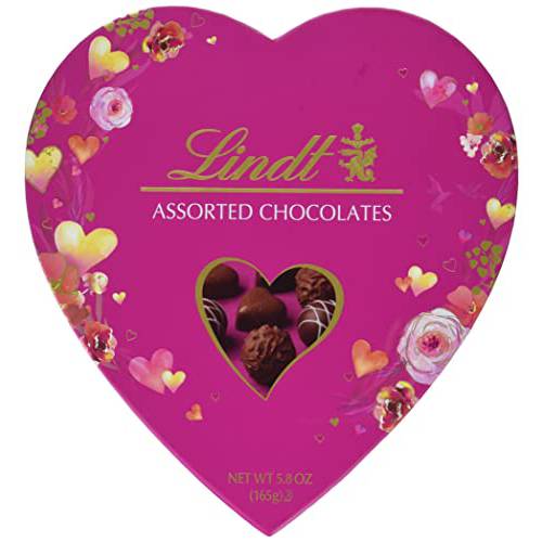 Lindt Assorted Chocolates, Valentine’s Day Box of Assorted Chocolate Truffles, 5.8 oz.
