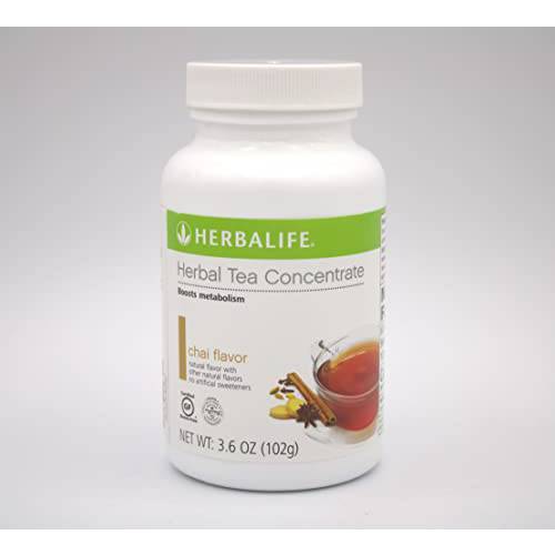 Herbalife Herbal Tea Concentrate: Chai with non-GM Ingredient 3.6 Oz. (102g) Gluten Free, Naturally Flavored, No Artificial Sweetener