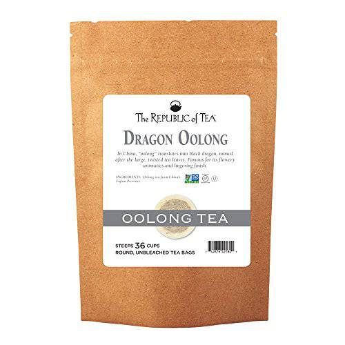The Republic of Tea Dragon Oolong Tea, 36 Tea Bag Refill