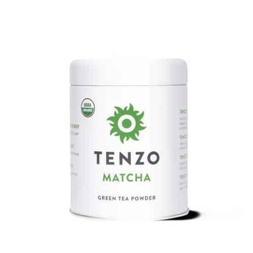 Tenzo Matcha Green Tea Powder | USDA Organic Ceremonial Grade – Paleo, Kosher, Vegan – Authentic Japanese Origin (60 grams)