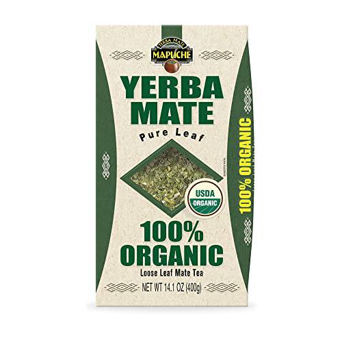 100% Organic Yerba Mate Mapuche by Anahi - Pure Leaf | USDA NOP Certified 14.1 oz