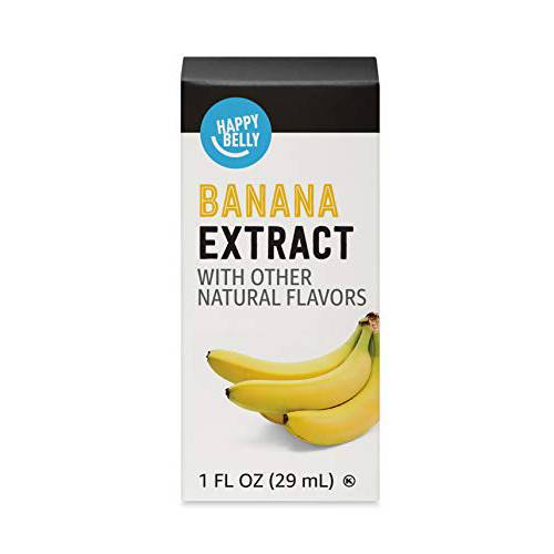 Amazon Brand - Happy Belly Banana Extract with other natural flavors, 1 fl oz