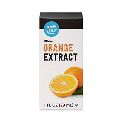 Amazon Brand - Happy Belly Pure Orange Extract, 1 fl oz