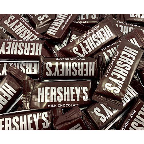 HERSHEY’S Milk Chocolate Snack Size Candy Bars 0.45 Ounces, 3 Pound Bag