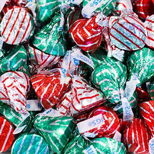 Hershey Holiday Hugs, (5 Lbs.) Milk Chocolate Kisses Hugged with White Crème, Great for Christmas Gifts, Baking, Decor and More