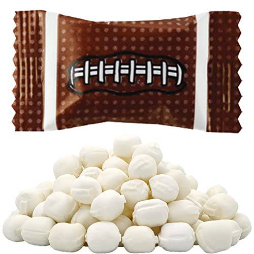 Sports Buttermints, Mint Candies, After Dinner Mints, Butter Mint Candy, Fat-Free, Kosher Certified, Individually Wrapped (Football, 55 Pieces)
