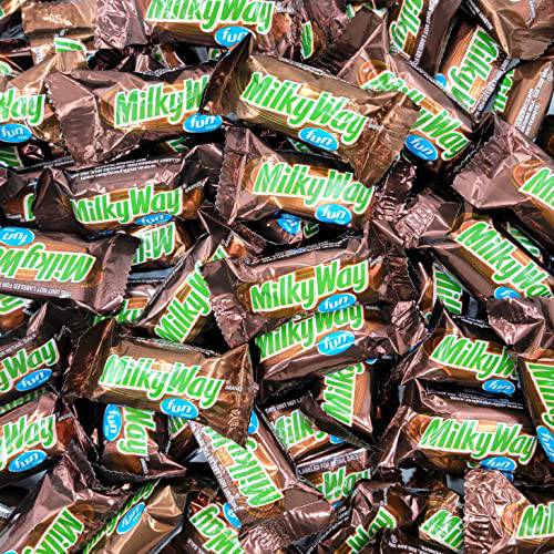 Milky Way Candy Bars - Fun Size Candy in Creamy Carmel, Nougat and Milk Chocolate (2 Pound)
