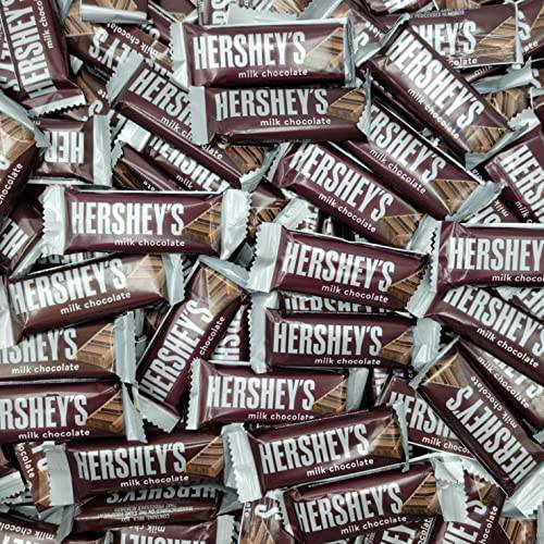 HERSHEY’S Milk Chocolate Snack Size Candy Bars, bulk Candy (2 Pound)