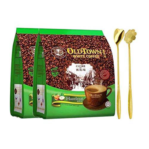 Old Town Coffee Combination Set 2 PACKS with 2 Coffee Stirrers (Hazelnut)