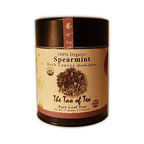 The Tao of Tea, Spearmint Herbal Tea, Loose Leaf, Tin, 2 Oz