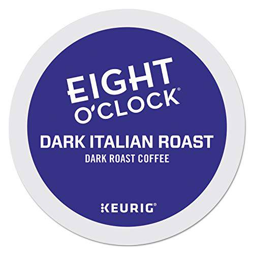 Eight O’Clock Coffee Dark Italian Roast Keurig Single-Serve K-Cup Pods, Dark Roast Coffee, 24 Count