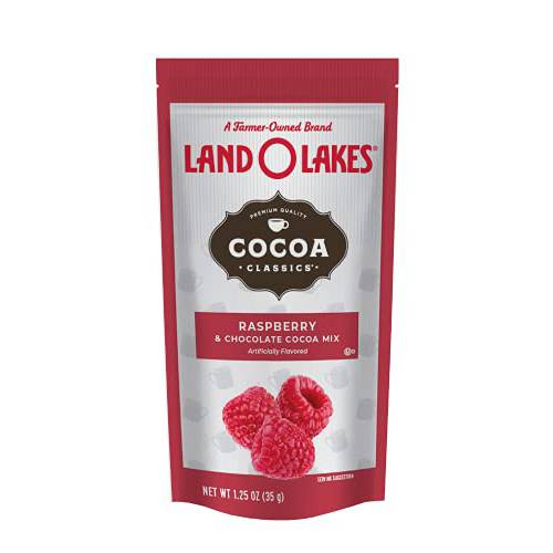 Land O Lakes Cocoa Classics, Raspberry & Chocolate Hot Cocoa Mix, 1.25-Ounce Packets (Pack of 36)