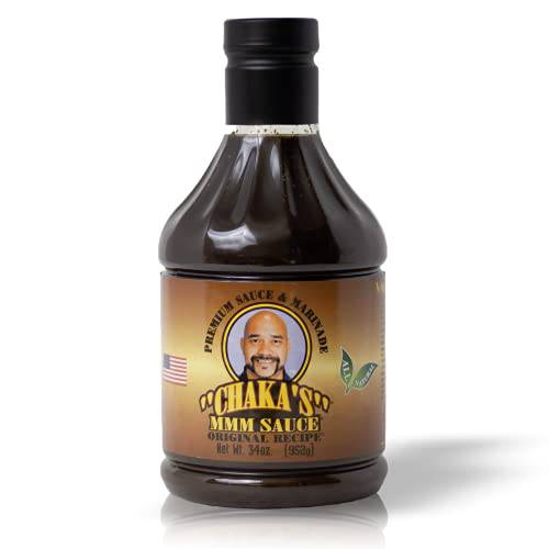Chaka’s MMM Sauce Original Marinade (34oz) - Keto, Sugar Free, Low Carb Marinade