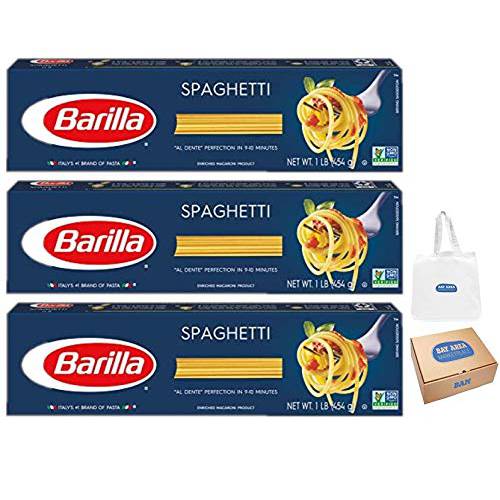 Barilla Pasta, Spaghetti, 16 Ounce, Pack of 3