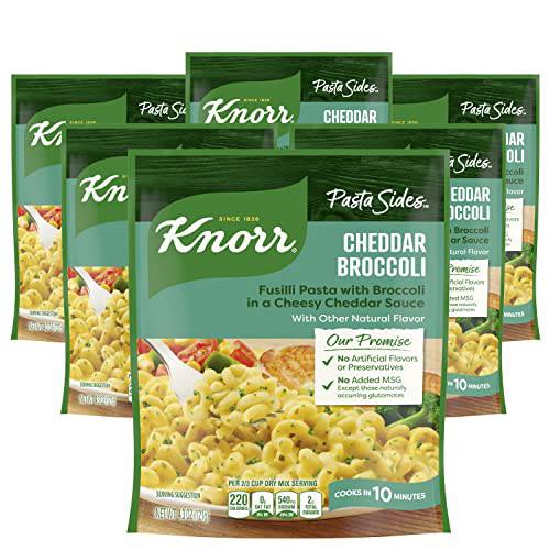 Knorr Pasta Sides Cheddar Broccoli, 4.3 Ounce (Pack of 6)