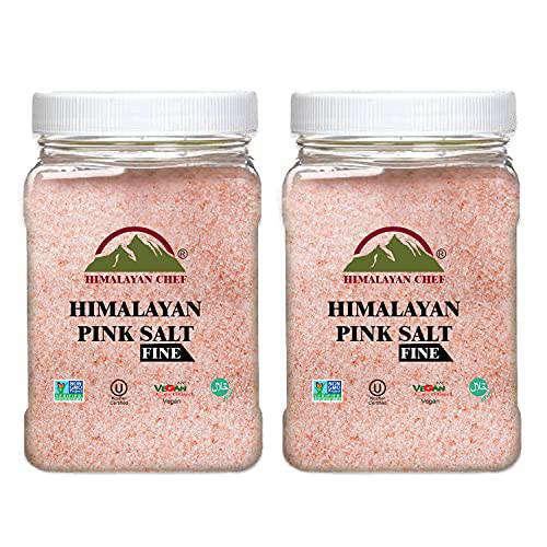 Himalayan Chef Salt, Fine, 5 lb, 2 Count