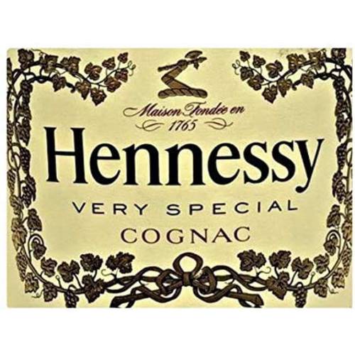 Hennessy edible Cake Topper (8 Inch Round)